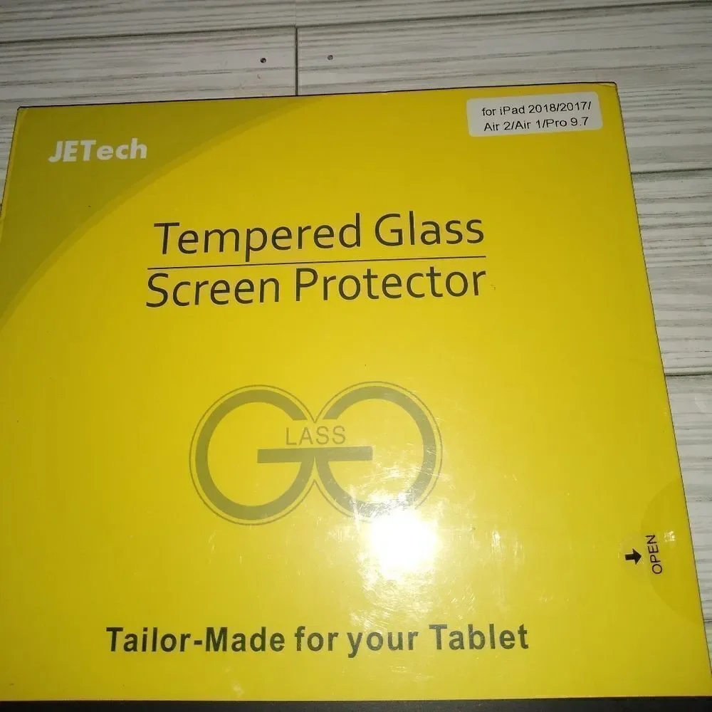 JETech Screen Protector for iPad Pro 9.7 iPad Air 1 2 Tempered Glass 2-Pack